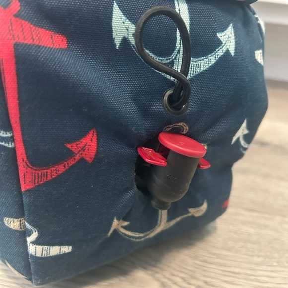 The Swankey Beverage Tote bag - Navy anchor style - Island Persuit - NWT - Picture 4 of 8